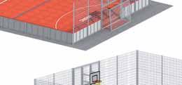 Bolzplatztor - Basketballanlage AGRO-Fit BOX "Sky" -