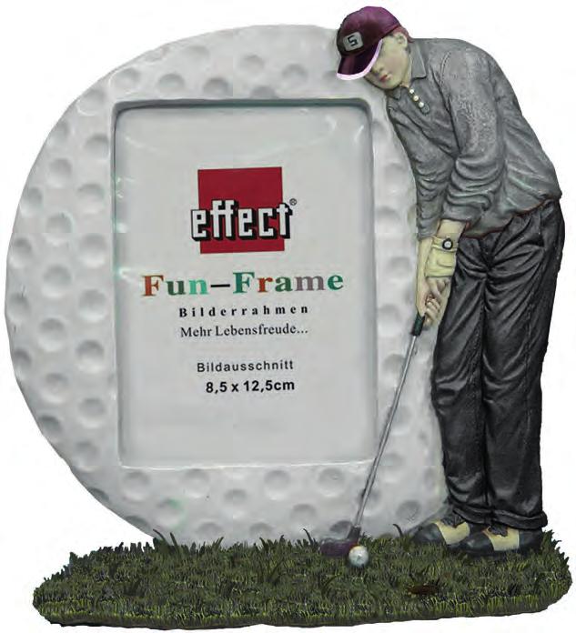 Modell Golf Rahmengröße 18,2 x 2,1 x 20,7 cm Bildgröße 9 x 13 cm Bestellnummer 87400,40 Modell Golf