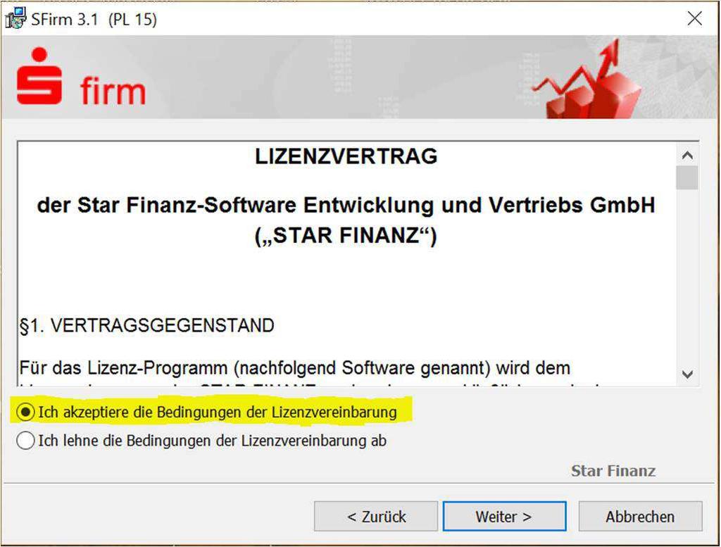 exe, die Sie zuvor unter Schritt 1 heruntergeladen und auf Ihrem PC abgespeichert haben.