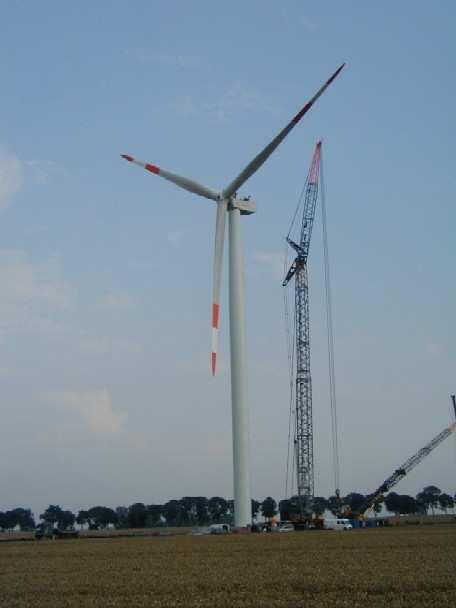 Errichtung ENERTRAG bietet eine vollständige betriebsbereite Errichtung von Windenergieanlagen.