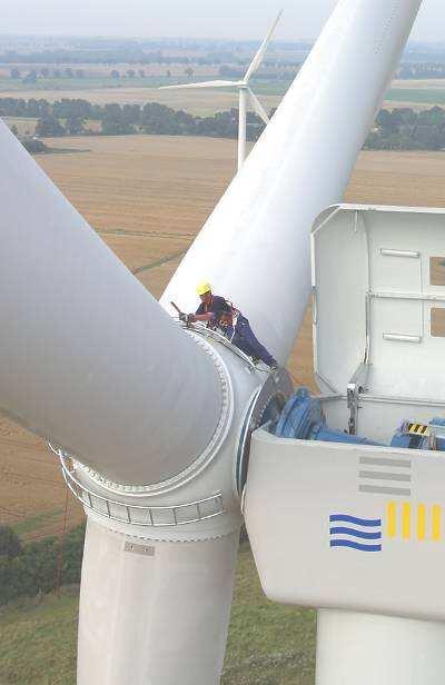 O&M Energiemanagement ENERTRAG überwacht ständig jede einzelne Windanlage und verfügt über ein eigenes Instandhaltungssystem.
