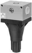 Zuluftdruckregler und Zuluftdruckregelstation Typ 708 Anwendung Vielfältig anwendbare und kombinierbare Geräte für die Versorgung pneumatischer Meß-, Regel- und Steuereinrichtungen mit konstantem