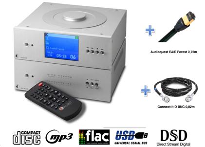 Digitalausgang (S/PDIF) mit Lautstärkeregelung für Verstärker von Pro- Ject CD Box RS Package schwarz, silber 2 190.