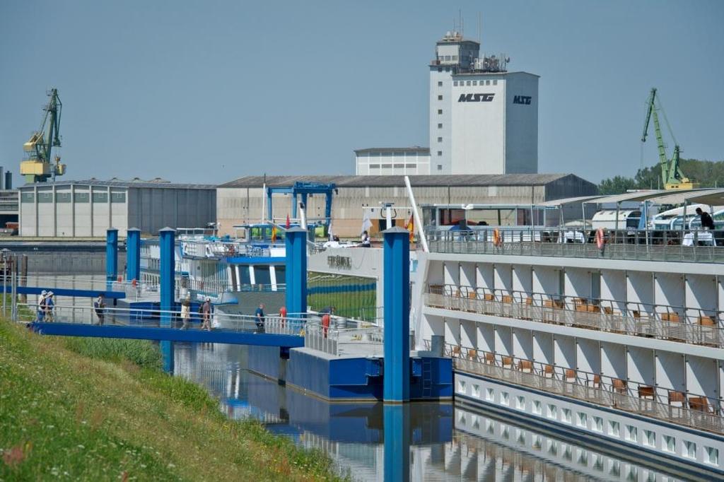 Märkten. Abb. 4 2015 legten im Bamberger Hafen 874 Kreuzfahrtschiffe an, ein Plus von 9,8 %.
