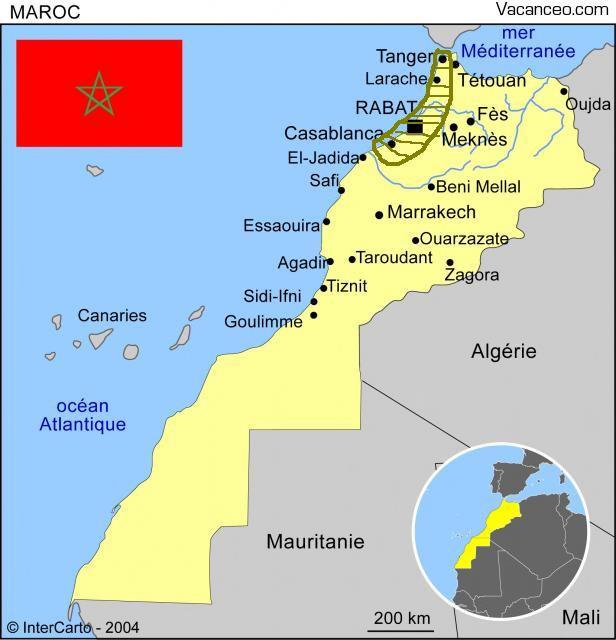 Marokko im Überblick Bevölkerung: ~33 Mio. Einw.