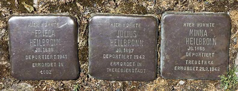 in Frankreich 1915; Tochter Selma HEILBRONN, * Falkenberg 1894, weggezogen, deportiert 1942 von Frankreich ins KZ Auschwitz, + ermordet ebd.