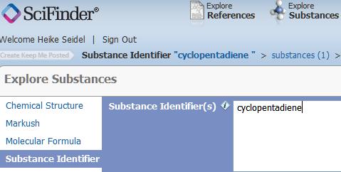 Substanzen: Identifier