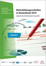 Weiterbildungsverhalten der Deutschen hoch: Adult Education Survey liefert Erkenntnisse Kernergebnis des kürzlich erschienen Surveys, der schöne Vergleichsdaten zu unserer Branche bietet: