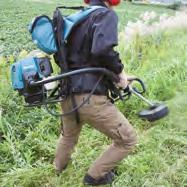 rückentragbar Kompakte und handliche Sense zum Rasen schneiden, Unterholz und Wildwuchs entfernen Gepolstertes Rucksack-Tragesystem