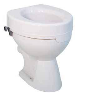 verschraubte Toilettensitzerhöhung leichte Desinfektion und Reinigung durch glatte Oberflächen ästhetisch ansprechend auch für moderne