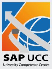 SAP UCC Produktübersicht Stand 30.01.2019 Adressen und Ansprechpartner Web SAP University Alliances SAP UCC Magdeburg SAP UCC München www.sap-ucc.com Ann Rosenberg uasupport@sap.