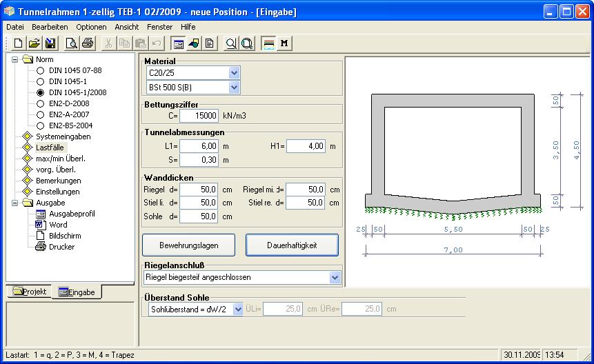 Tunnelrahmen auf elastischer Bettung TEB Handbuch für Anwender von Frilo-Statikprogrammen Friedrich + Lochner GmbH 2009