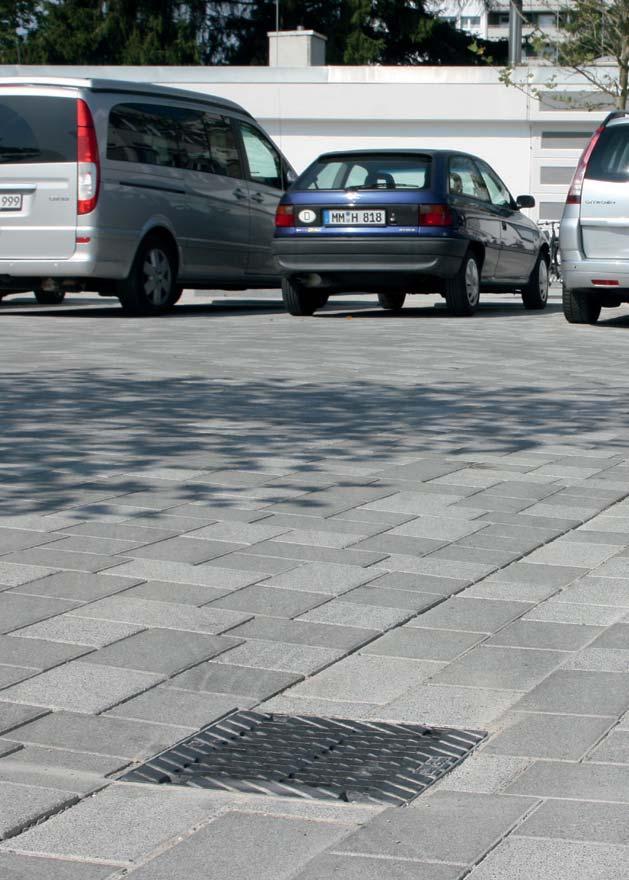 Parkplatz Memmingen BIRCOsir Punktentwässerung