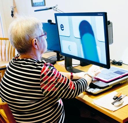 ELEKTRONISCH VERGRÖSSERNDE SEHHILFEN Einblicke 1/2019 Elektronisch vergrössernde Sehhilfen sind Hilfsmittel für Menschen mit einer Sehbehinderung.
