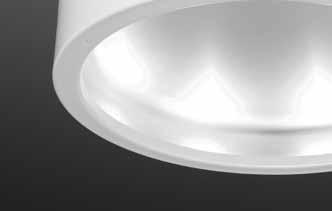 NOLA Design Lars Dinter Hängeleuchte: Metallteile weiß oder schwarz lackiert, Reflektor innen silber oder gold, indirektes Licht, 230-120/12 V, 15 flammig,