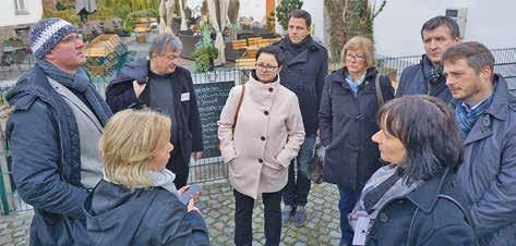 Dabei fachsimpelten die Bürgermeisterin der Stadt Perleberg, Annett Jura, und Schneebergs Bürgermeister Ingo Seifert über interkommunale Zusammenarbeit.