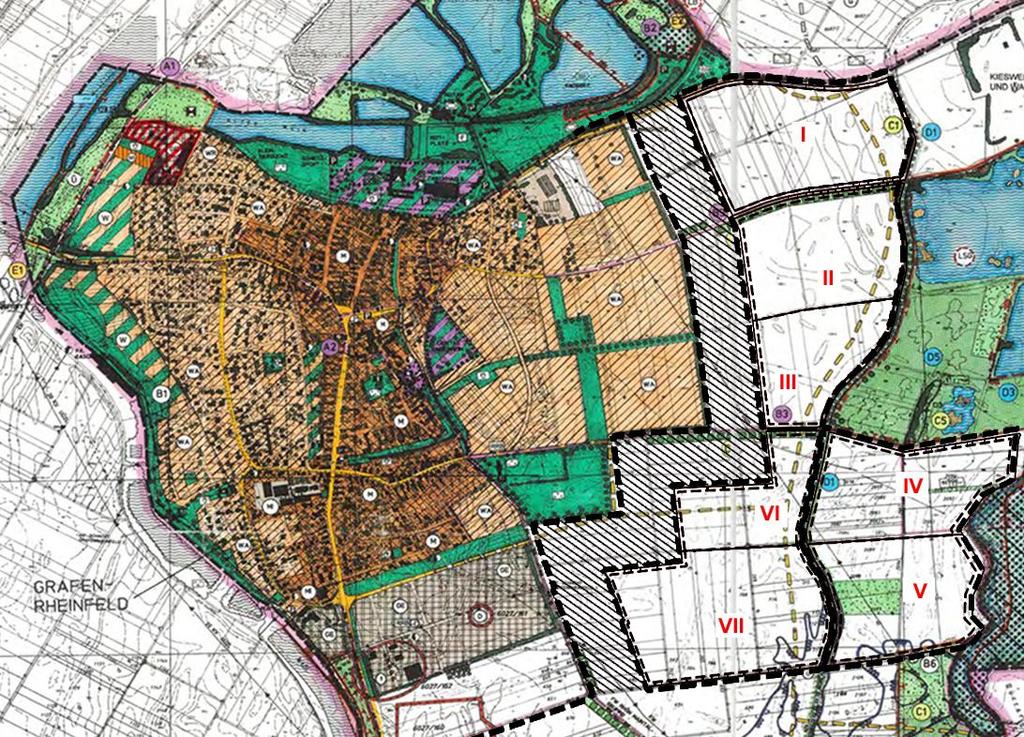 Flächennutzungsplan der Gem Grafenrheinfeld Östlich der Gemeinde Grafenrheinfeld plant die Firma Glöckle Baustoffwerke GmbH in 7