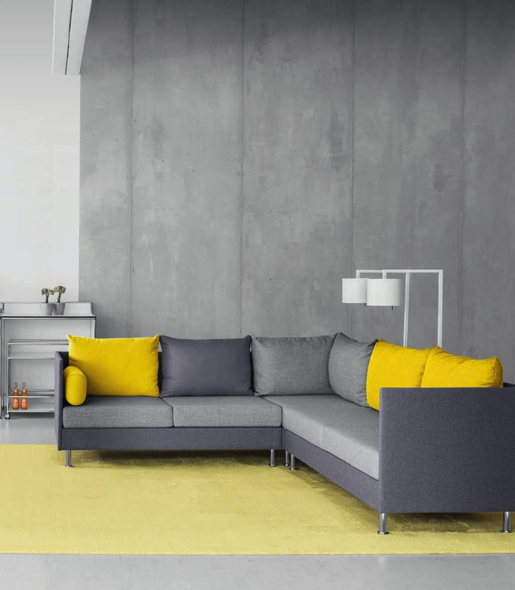 Sitzen mit Stil und Form. Das bequeme Lounge-Sofa besticht durch sein zeitloses, klassisches Design und ist in unterschiedlichen Modulen und Polstervarianten erhältlich.