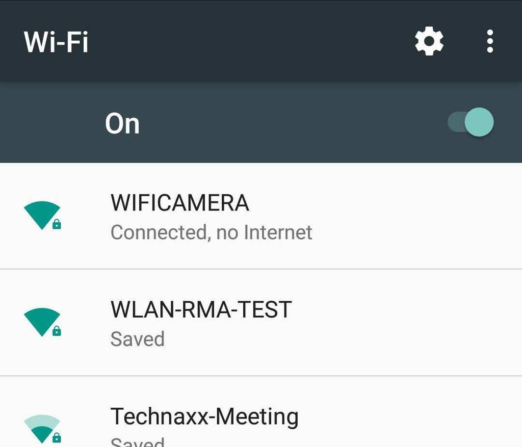 Einrichten der WiFi-Verbindung: Rufen Sie die WLAN-Einstellungen Ihres