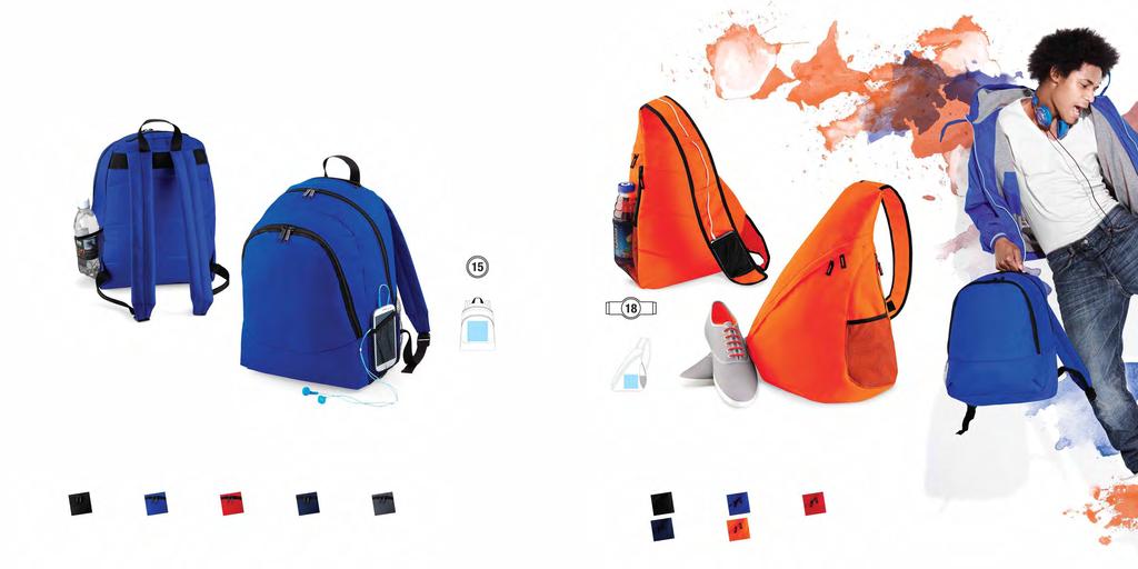 FAVORITEN 18 X 18 14 X 14 BG212 Universal Backpack 600D Polyester Gepolsterter, verstellbarer Schulterriemen Dokumenteneinteilung Innen ipod /MP3-kompatibel inkl.