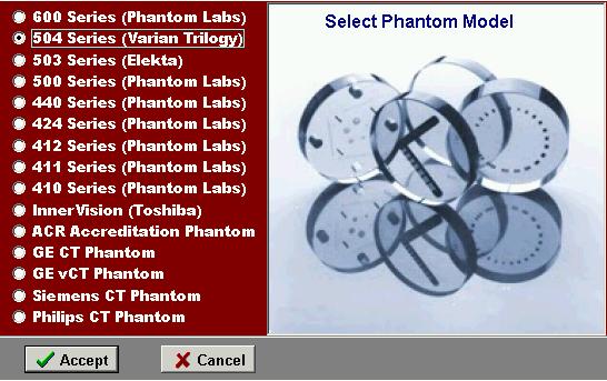 Im Menü Analyze > Select Phantom Images wählen Zum Ordner mit den CBCT-Slices navigieren: Jetzt