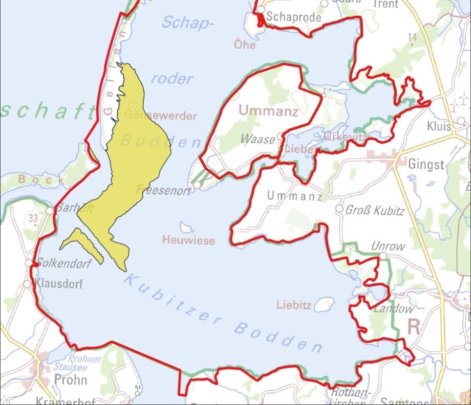 2004: Fläche in ha 2018 / 2004: B/B 1.711 / 2.