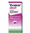 mg Granulat zur Herstellung einer Suspension zum Einnehmen 20 Beutel statt 12,95 1) Vividrin akut Die schnelle Hilfe bei Heuschnupfen zur schnellen Behandlung von