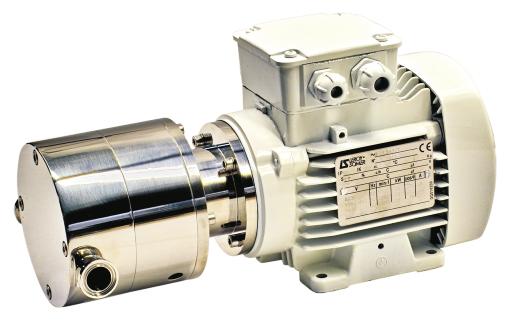 mit IEC-Motor Der Pumpenkopf wird mit einem IEC - Produktberührte Teile: Motor ausgeliefert. Eine wirtschaftli- Pumpenkopf: Edelstahl 316L (1.