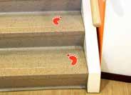 Handhabung Maße Rot RAL 3020 11,6 x 9 cm x Anti-Slip Steps Antirutschstreifen im