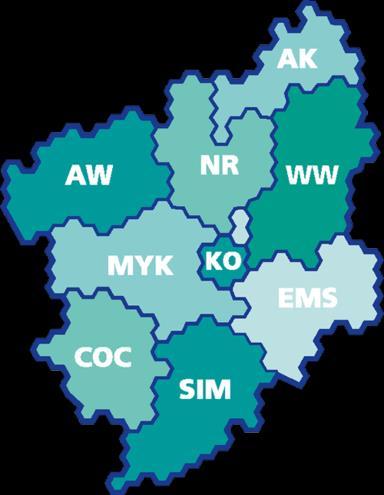 Verkehrsverbund Rhein-Mosel (VRM) Das VRM-Gebiet umfasst die Stadt Koblenz und die Landkreise Ahrweiler, Neuwied,