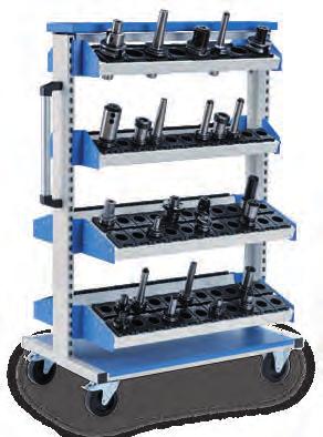 CNC-Transportwagen CNC-Lager- und Transport-Systeme Schubladen mit Vollauszug (VA) % Schubladen mit 50 mm Blendenhöhe, 70 kg Tragkraft Schubladen ab 75 mm Blendenhöhe, kg