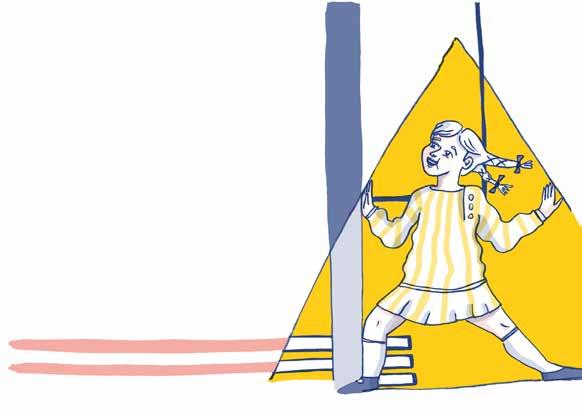 Kandinsky hat den Farben und Formen auch verschiedene Klänge zugeordnet: Das gelbe Dreieck klingt seiner Meinung nach wie eine Trompete oder die hohen Töne