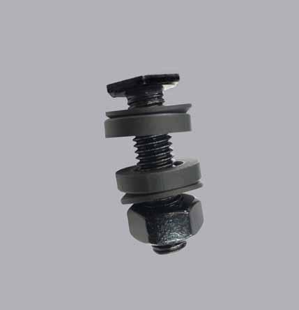 Ball screw for horizontal levelling of the