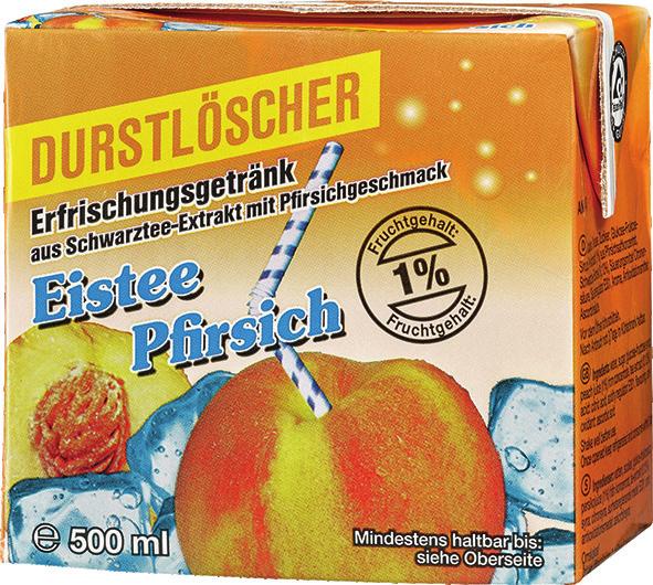 Eistee Pfirsich, Durstlöscher,