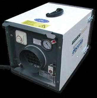 Unterdruckhaltegeräte Unterdruckhaltegerät D 60 Unterdruckhaltegerät zum Abfiltern asbestkontaminierter Raumluft über eine integrierte 3-stufige Filtereinheit.