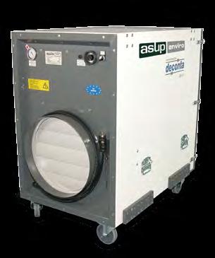 Unterdruckhaltegerät D 910 SE Unterdruckhaltegerät zum Abfiltern asbestkontaminierter Raumluft über eine integrierte 3-stufige Filtereinheit.
