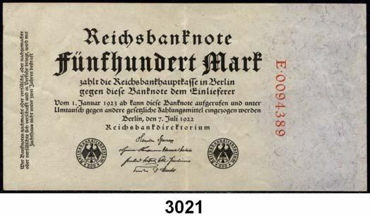 223 I. W E L T K R I E G 3015 48 c 5 Mark 5.8.1914. D... Ros. DEU-54 c.... Fast kassenfrisch 30,- 3016 56 50 Mark 20.10.1918. Trauerschein Ros. DEU-44 c....gebraucht 35,- 3017 57 50 Mark 30.11.1918. "Eierschein" Ros.