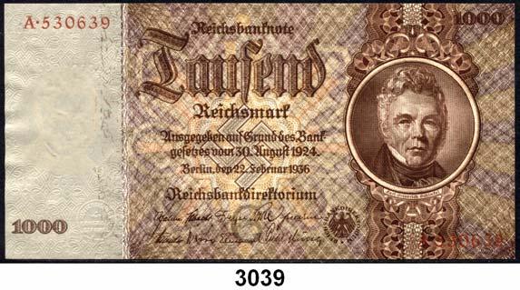 ... Mittelknick, kleine Klebestelle, kaum gebraucht 150,- 3038 169 20 Reichsmark 11.10.