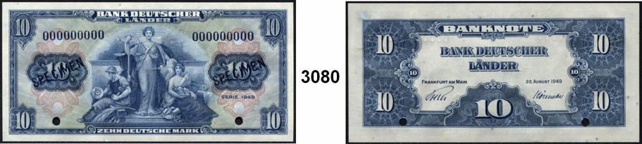 ..Leicht gebraucht 80,- 3080 258 M 10 Deutsche Mark. 22.8.1949.