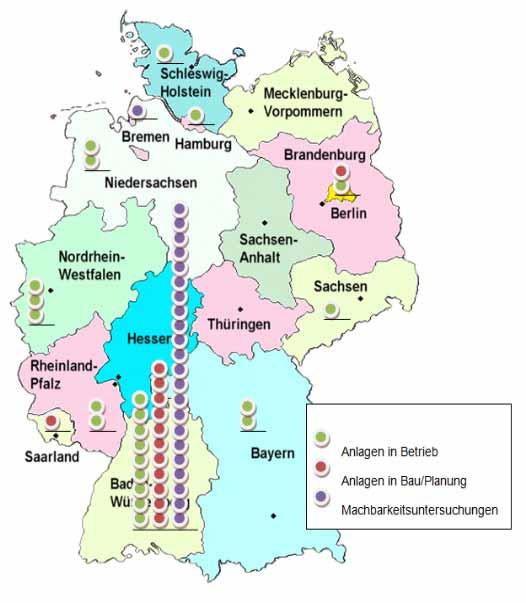 Programm bewirkt grossen Boom: Baden-Württemberg (BW) hat mit Abstand am meisten Studien und Anlagen BW ist Vorreiter in D BW hat inzwischen