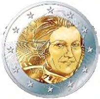 2-Euro-Umlauf-Gedenkmünzen 2 Euro: Simone Veil Ausgabedatum: Mai/Juni