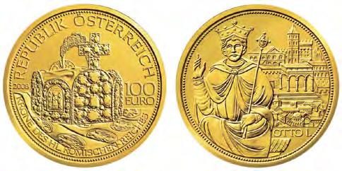 Österreichische Sammlermünzen Kronen der Habsburger Die Krone des Heiligen Römischen Reiches
