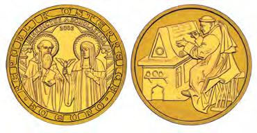 Österreichische Sammlermünzen Goldmünzen zu 50 Euro 2000 Jahre Christentum Orden und Welt
