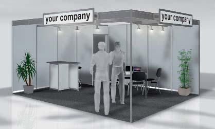 Komplettstand Economy Complete booth Economy Veranstaltungsname / Name of Event Halle & Standnr. / Hall & Standno.