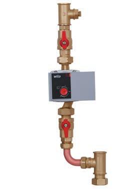 Thermal regulated fresh water station with control valve and fast thermal actuator. tubra -nemux T 20 tubra -nemux T VE Stück pro Palette: 20 Stck. 908.18.00.00 908.15.00.00 Pieces per pallet: 20 pcs.
