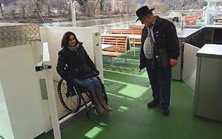 Menschen mit geprüft Behinderung verbessern wir Schritt für Schritt unsere Schiffe: Behindertengerechte
