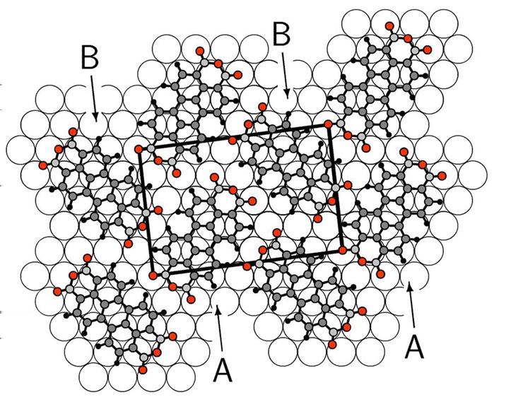 A MATERIALSYSTEME 84 A.2 PTCDA auf Ag(111) Das Übergangsmetall Silber (Ag) kristallisiert in kubisch flächenzentrierter Kristallstruktur und gilt als leicht verformbares Material.