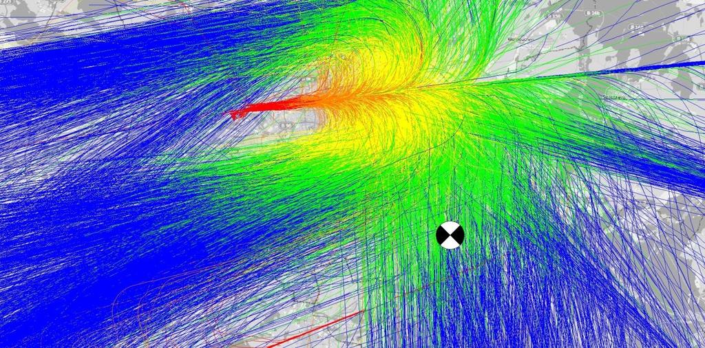 Flughöhen bis zu : 000 Fuß (94m) 6000 Fuß (829m) 9000 Fuß (274m) 2000 Fuß (658m) 5000 Fuß (4572m) Karte hergestellt aus OpenStreetMap-Daten Lizenz: Creative Commons BY-SA 2.