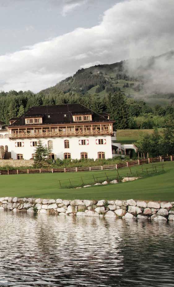 A-Rosa Grand-Spa Resort Kitzbühel, Österreich Inmitten der Tiroler Bergwelt auf herrschaftlichem Terrain liegt das Grand SPA Resort A-ROSA Kitzbühel vor traumhafter Alpenkulisse.