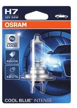 Halogen-Autolampen H7 COOL BLU INTNS 60 / P43t PX26d 2 Stück in Osram Artikel Nr.